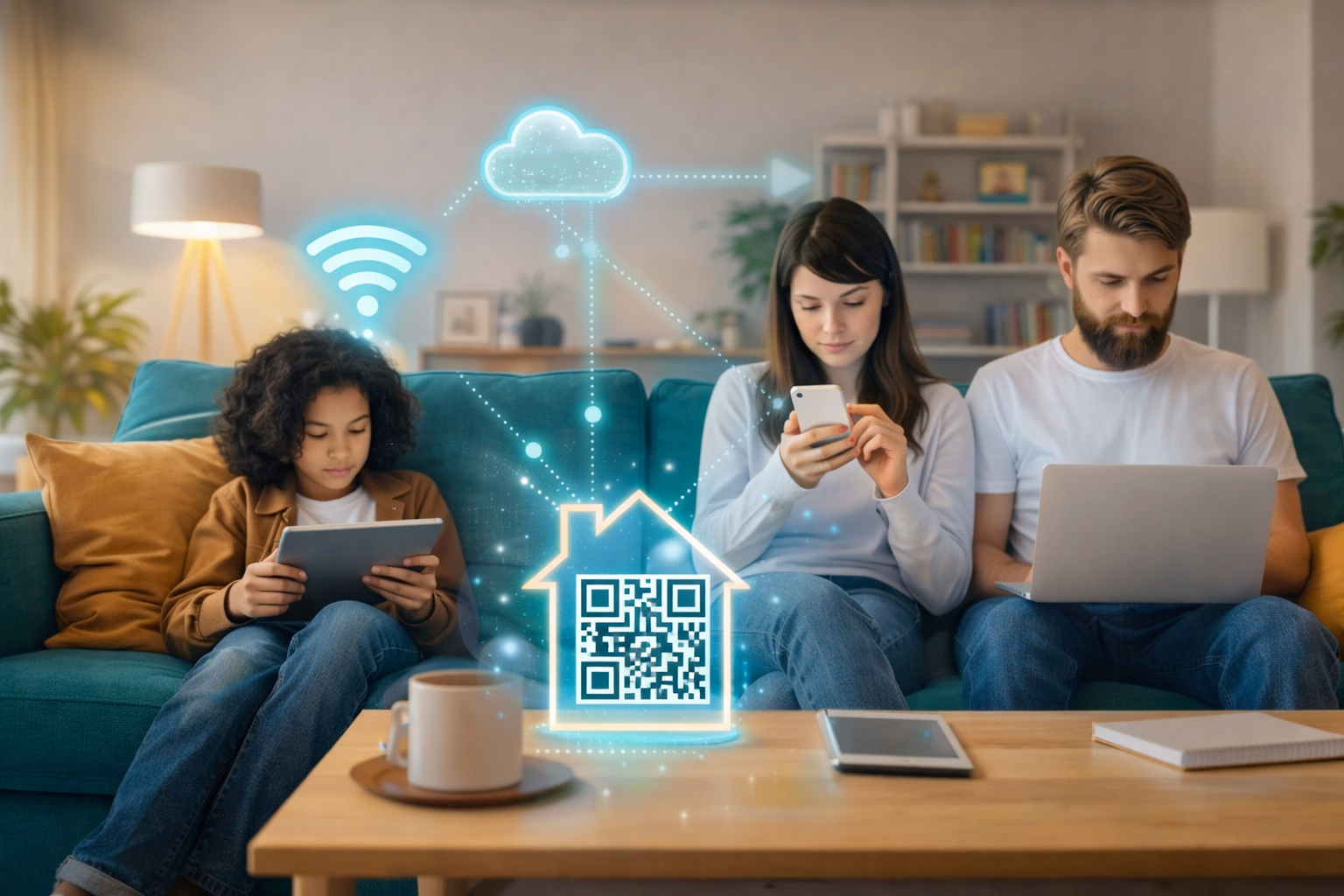 Marketing campaign QR code display