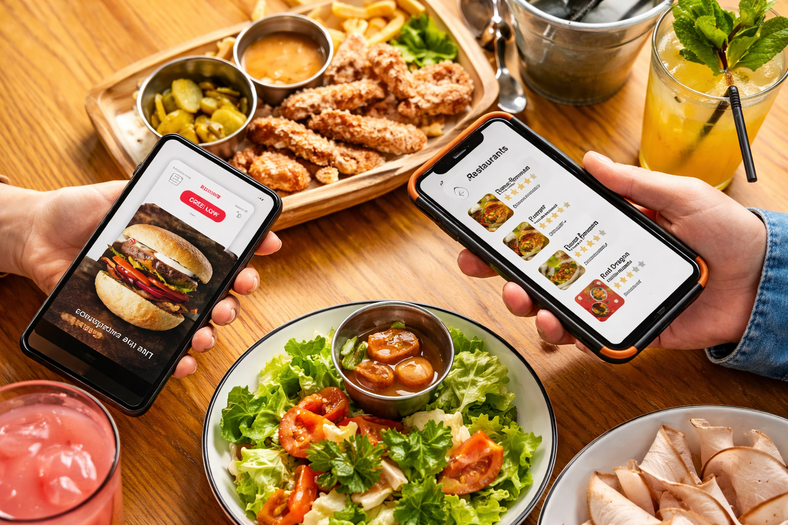 Restaurant digital menu QR code